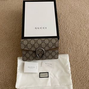 Gucci Dionysus supreme super mini bag